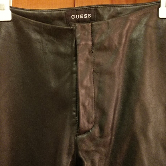 Black leather pants - Picture 2 of 5